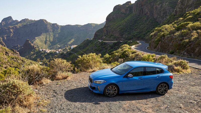 Tenerifės vairavimo apžvalga: BMW 1-Series 120d M Sport Pro