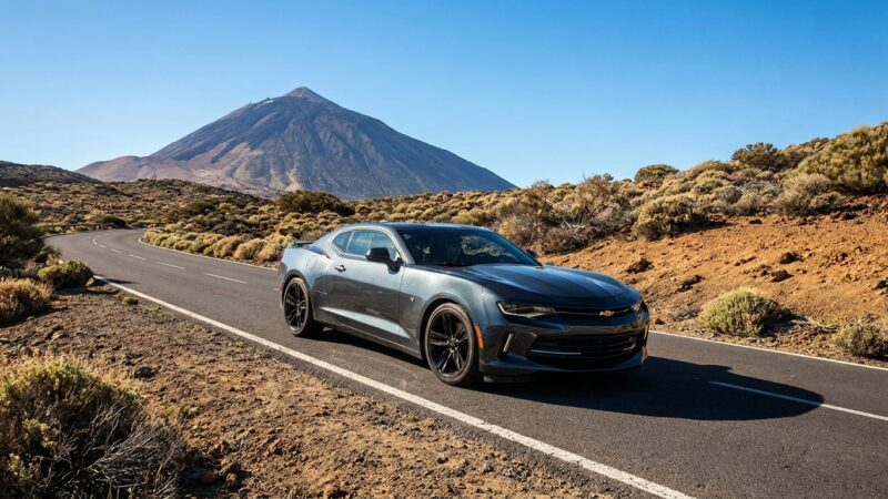 Chevrolet Camaro vairavimo apžvalga: Kelio testas Tenerifėje