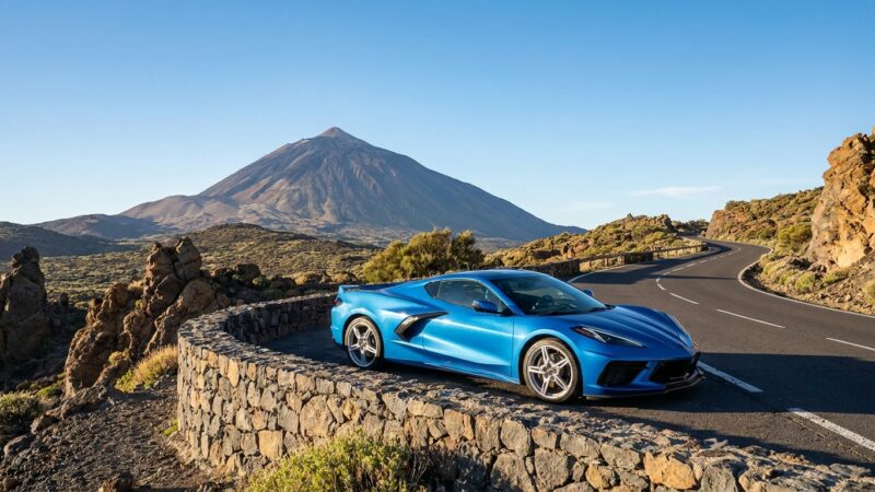 Chevrolet Corvette C8 Vairavimo Apžvalga Tenerifėje