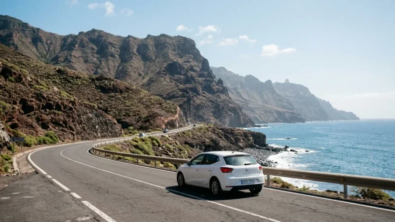 Kaip išsinuomoti automobilį Tenerifėje be užstato ar kreditinės kortelės