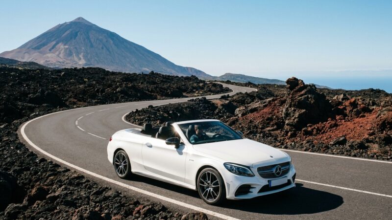 Mercedes-AMG C-Class Cabrio vairavimo apžvalga Tenerifėje
