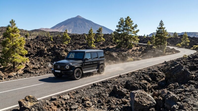 Mercedes-AMG G63 vairavimo apžvalga Tenerifėje