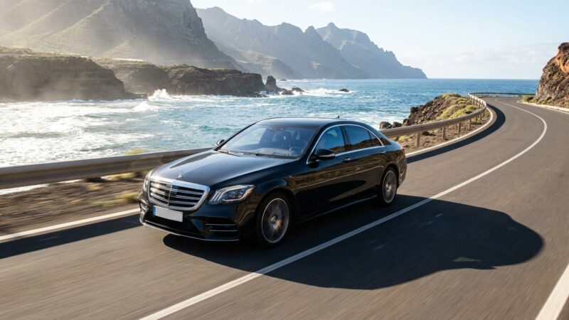 Mercedes-Benz S-Class Tenerifėje: Vairavimo apžvalga