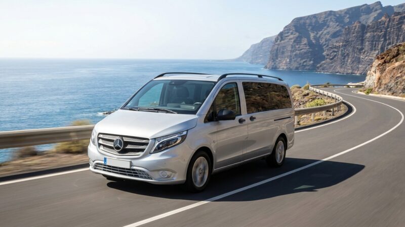 Mercedes-Benz Vito Tenerife vairavimo apžvalga