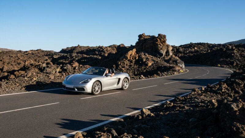 Porsche 718 Boxster vairavimo apžvalga Tenerifėje