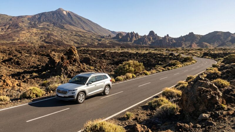 Skoda Kodiaq Tenerifėje: Mūsų vairavimo apžvalga
